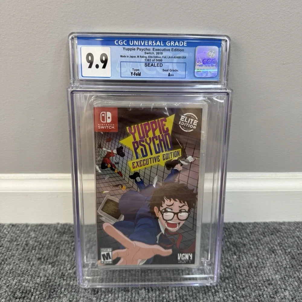 Yuppie Psycho: Executive Edition -Nintendo Switch 2019 Graded CGC 9.9 A++ Sealed